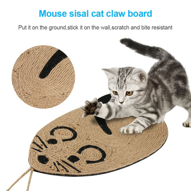 Sisal Cat Scratcher Board Scratching Post Mat Toy Soft Bed Mat Claws Care Pet Toys Scratching Protecting Furniture Post Toys